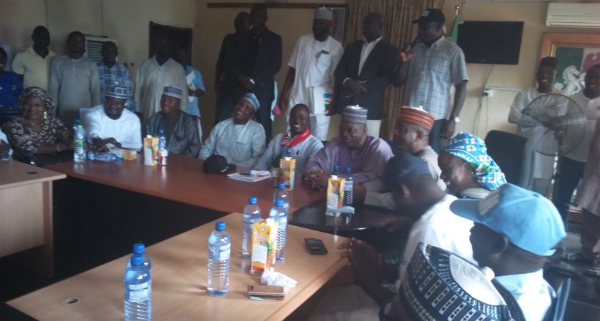 State APC chairman swear in Area council party Exco.