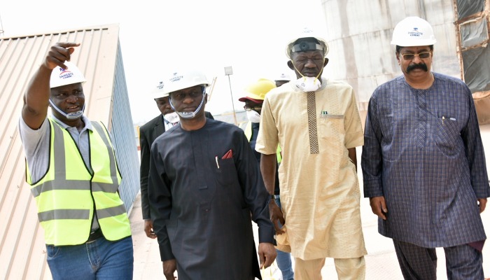 Minister of State for Mines, Steel and Solid Minerals visits Dangote Cement