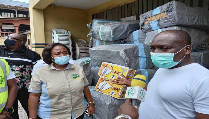 SON, POLICE ENHANCE COLLABORATION AS 504 CARTONS OF SUBSTANDARD SHAVING STICKS CHANGES HANDS IN LAGOS