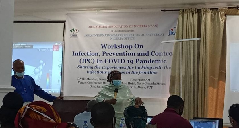 Health workers benefit from JAAN/JICA workshop on Infection Prevention, Control