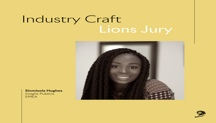 ADVERTISING ICON, SINMISOLA HUGHES-OBISESAN, SCORES FURTHER HONOR AS SHE IS UNVEILED AS CANNES LIONS JURY MEMBER