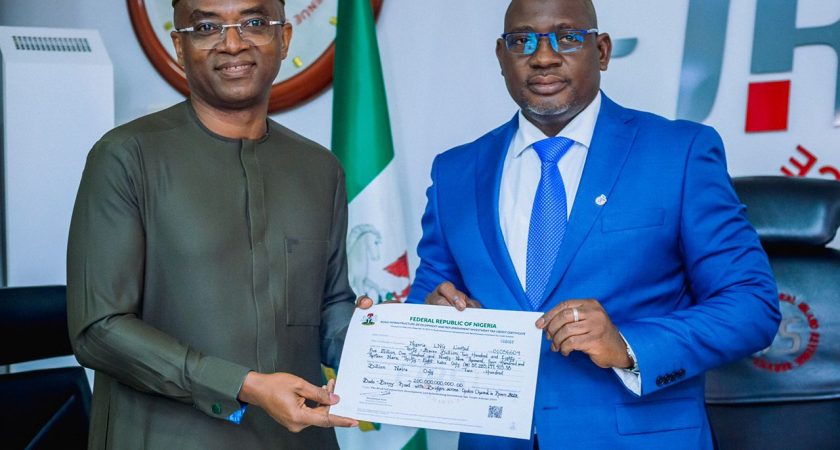 NLNG Ltd Receives Road Infrastructure Tax Credit Certificate For Bonny – Bodo Road from FIRS