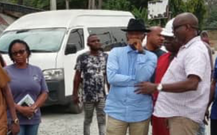 Hon Aniagwu, Delta State Works Commisioner Commends Emo Rock Concept Limited As He Paid Working Visit To 4.04KM Emevor Road project Under Construction