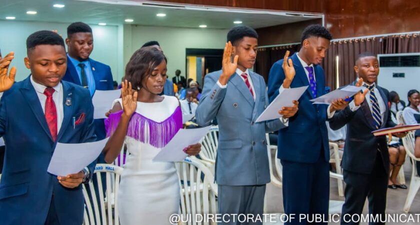 UI Newly Sworn-In Students Executive Committee Members