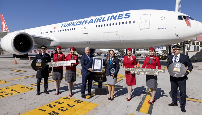 Turkish Airlines Sets Guinness World Records™ title for the “Most  Countries Flown to by an Airline”