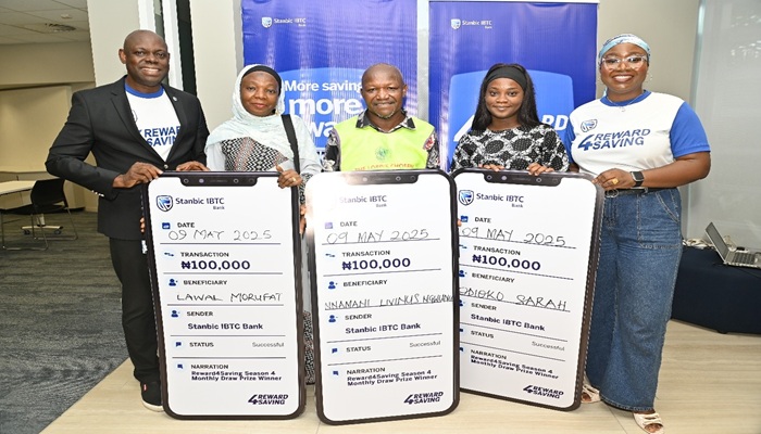 70 customers win first N7 million in Stanbic IBTC Reward4Saving Promo Season 4